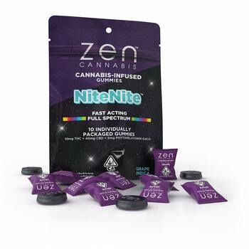 Grape NiteNite Indica 10-Pack Gummies