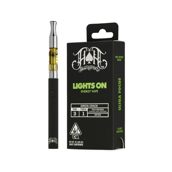 Green Crack | Sativa - Lights On THCV Energy - 1G Vape Cartridge