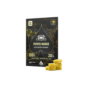 Papaya Mango | Hybrid - Live Rosin Gummies 5-pack