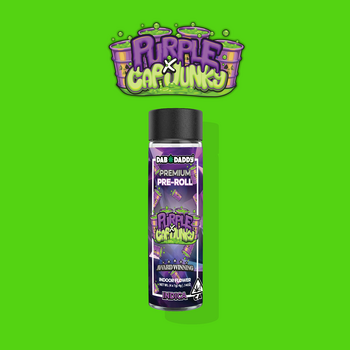 Purple x Cap Junky Pre-Rolls Dab Daddy® (4x1g) 4g Premium Indoor Flower