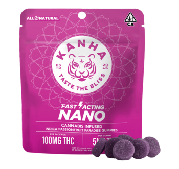 KANHA | NANO | Passionfruit Paradise | Indica | 100mg THC | 20-pack