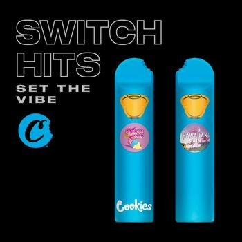 Cookies - 1G Dual Chamber Cannabis Terp Vape - Triple Scoop / Hawaiian Rain