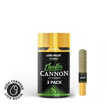 Jeeter Cannon Live Resin - 3 Pack - Lone Wolfe