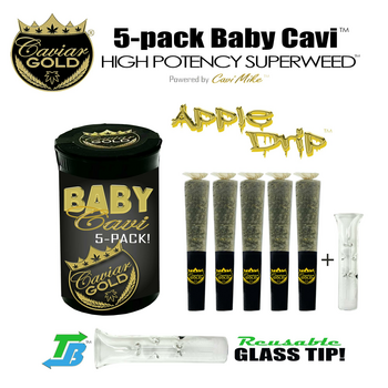 Caviar Gold l Baby Cavi l Apple Drip l 2.5g 5pk