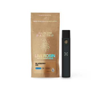 Live Rosin with Diamonds - Blueberry OG 1g