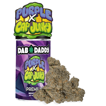 Purple X Cap Junky Flower Dab Daddy® 14g Premium Indoor Flower