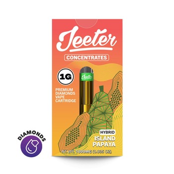 Jeeter Concentrates Diamonds Vape Cartridge - Island Papaya