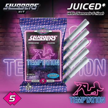 Sluggers - Infused Preroll - 3.5g 5pk - Temptation - Diamond Edition