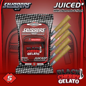 Sluggers x Backpack Boyz - Infused Preroll 3.5g 5pk - Black Cherry Gelato