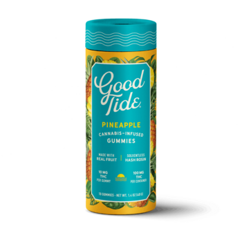 Pineapple Solventless Hash Rosin Gummies | Uplifting