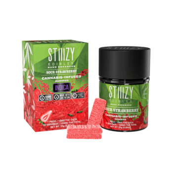 - SOUR STRAWBERRY - Gummies 100mg THC Edibles