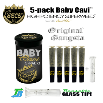 Caviar Gold l Baby Cavi l Original Gangsta l 2.5g 5pk