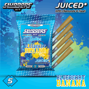Sluggers - Infused Preroll - 3.5g 5pk - Blueberry Banana