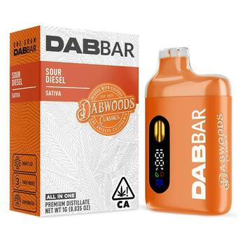 VAPE- DABBAR CLASSICS 2.0 DISTILLATE SOUR DIESEL 1G