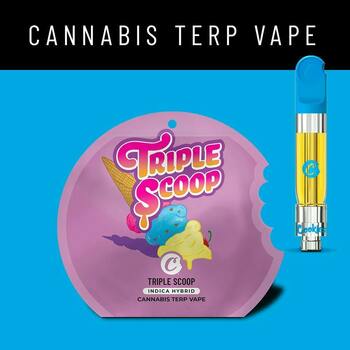 Cookies - 1G 510 Cannabis Terp Vape - Triple Scoop