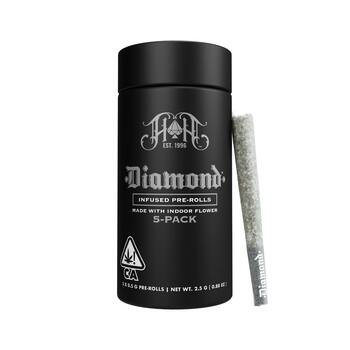 Greenline: Orange Tree | S - Diamond THCA-Infused Pre-Rolls - 2.5G 5-Pack
