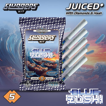Sluggers - Infused Preroll - 3.5g 5pk - Diamond Edition - Blue Zushi