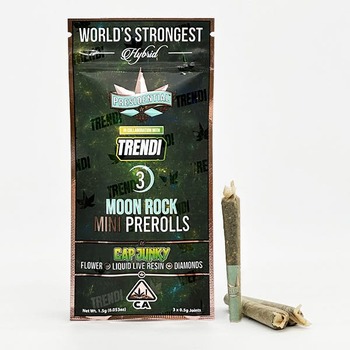 Presidential Pee-Wee Moon rock Mini Prerolls Cap Junky ( Liquid Live Resin)