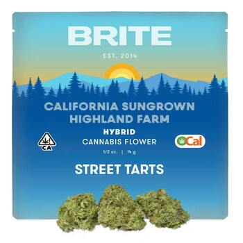 BRITE Highland OCal Sun-Grown Flower (14g) - Hybrid - Street Tarts