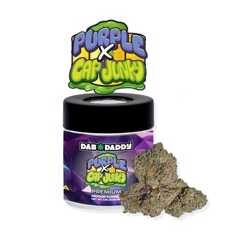Purple X Cap Junky Flower Dab Daddy® 14g Premium Indoor Flower