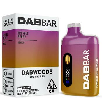 VAPE- DABBAR 2.0 LIQUID DIAMOND TRUFFLE BERRY 1G