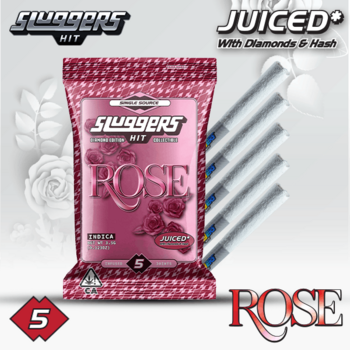 Sluggers - Infused Preroll - 3.5g 5pk - Rose - Diamond Edition